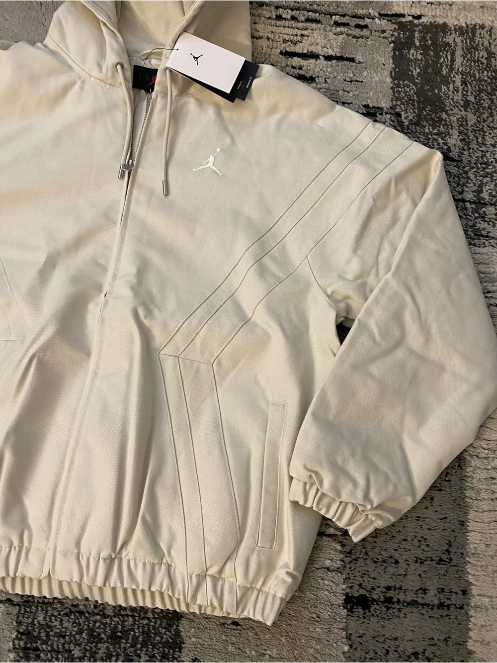 New Men’s Nike Jordan Flight Draft Hooded Jacket Large Oversized Fit